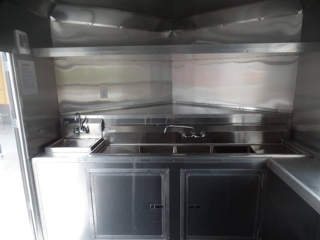 8.5′ x 16′ White Concession Food Event Trailer — photo 11