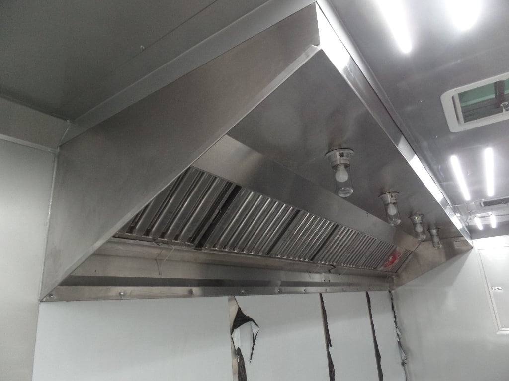 8.5′ x 34′ Black Goose Neck Concession Food Trailer — photo 13