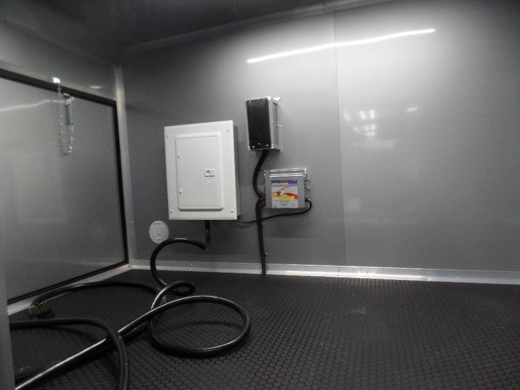 8.5′ x 34′ Black Goose Neck Concession Food Trailer — photo 9