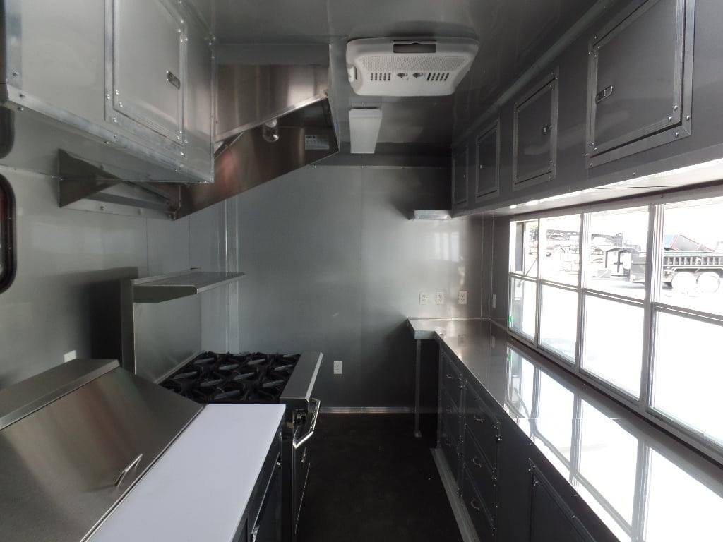 8.5′ x 18′ Concession Food Trailer Indigo Blue With Appliances — photo 8
