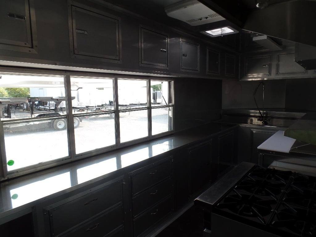 8.5′ x 18′ Concession Food Trailer Indigo Blue With Appliances — photo 2
