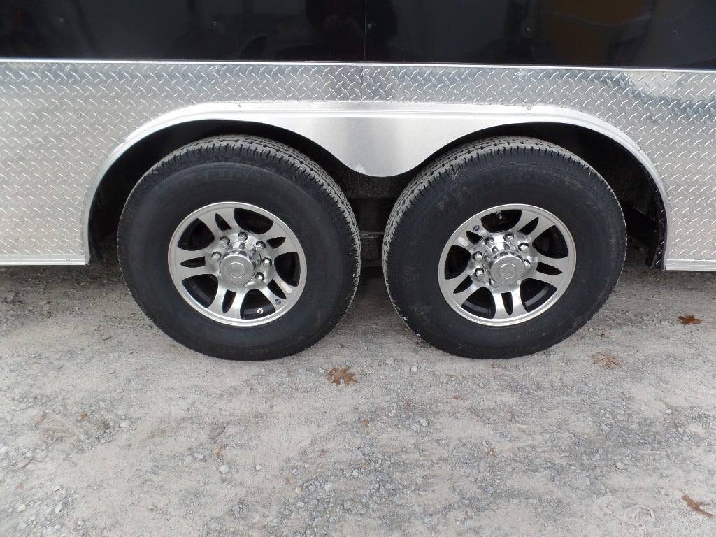 8.5′ x 20′ Black Concession Food Event Catering Trailer — photo 10
