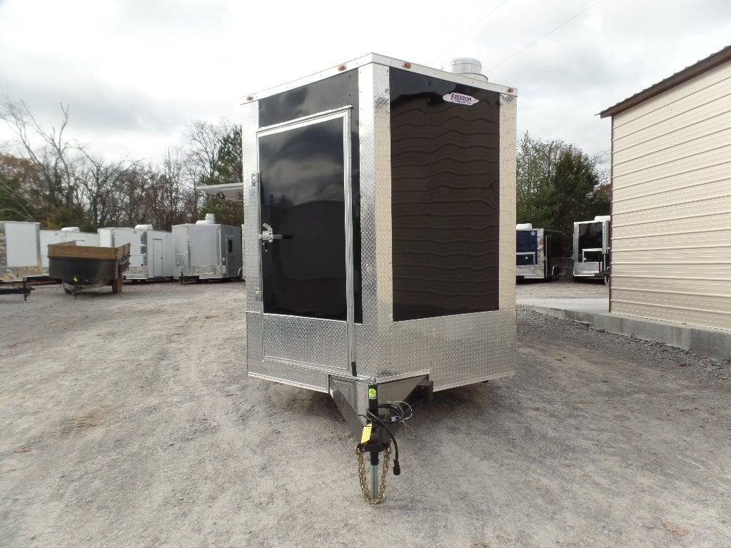 8.5′ x 20′ Black Concession Food Event Catering Trailer — photo 9
