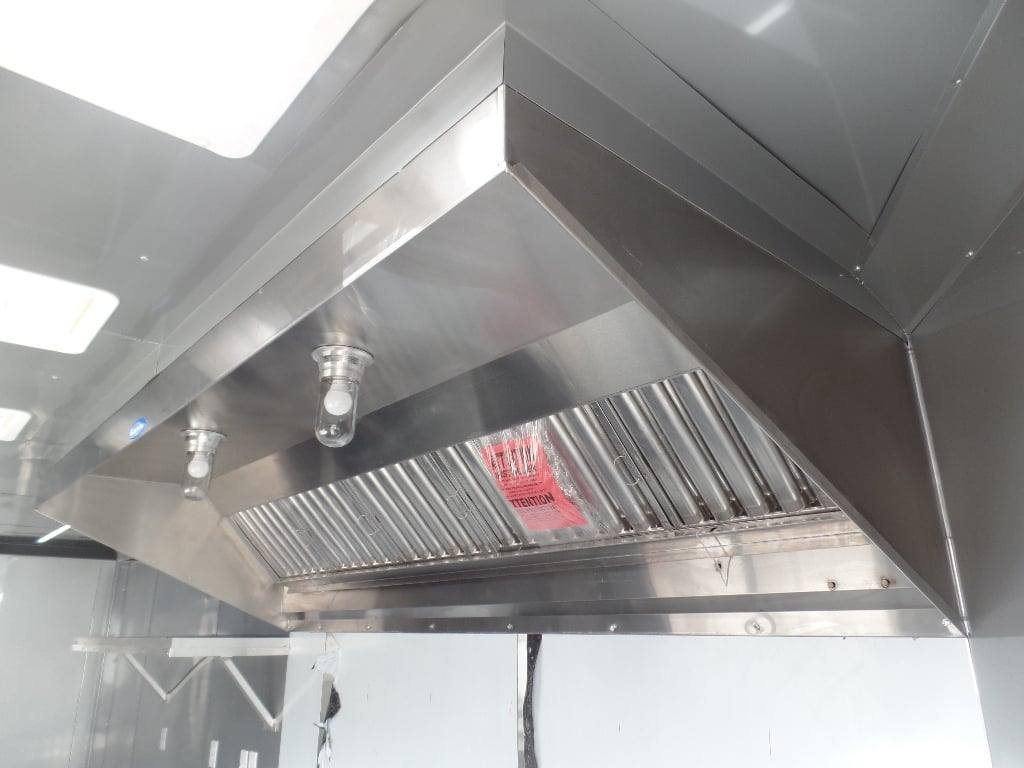 8.5′ x 20′ Black Concession Food Event Catering Trailer — photo 11