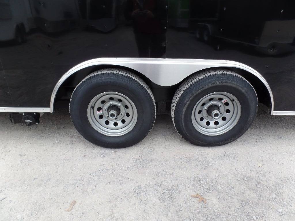 8.5′ x 18′ Black Concession Food Event Catering Trailer — photo 13