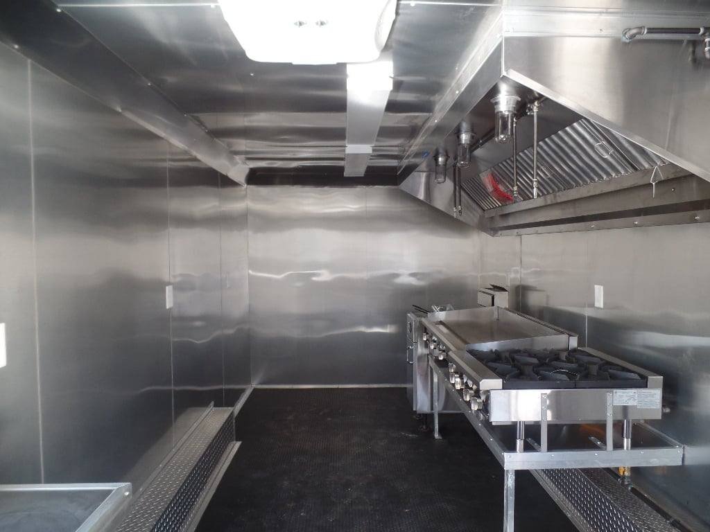 8.5′ x 20′ White Concession Food Trailer With Appliances — photo 6
