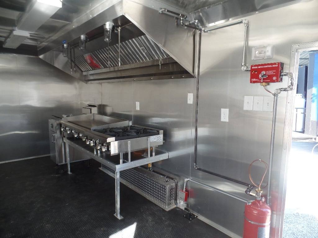 8.5′ x 20′ White Concession Food Trailer With Appliances — photo 11