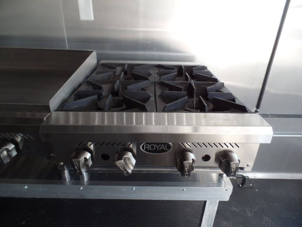 8.5′ x 20′ White Concession Food Trailer With Appliances — photo 12