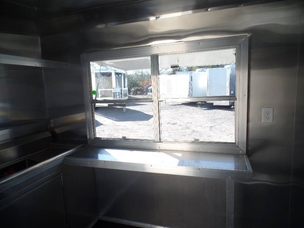 8.5′ x 20′ White Concession Food Trailer With Appliances — photo 5