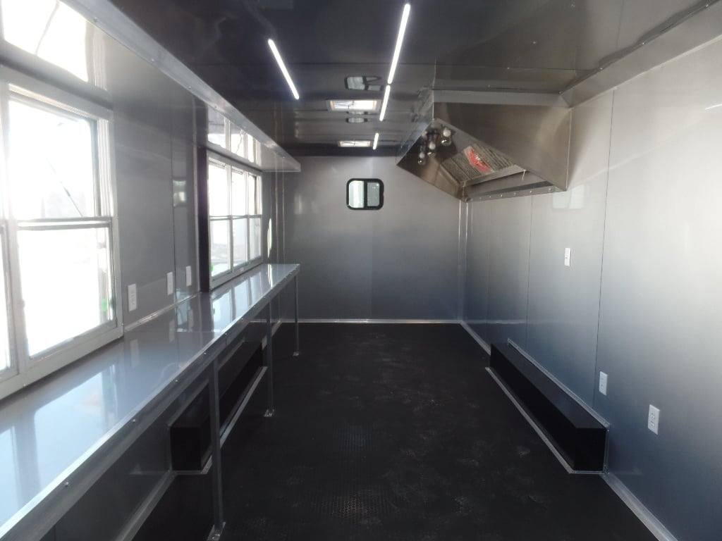 8.5′ x 24′ White Concession Food Trailer — photo 11