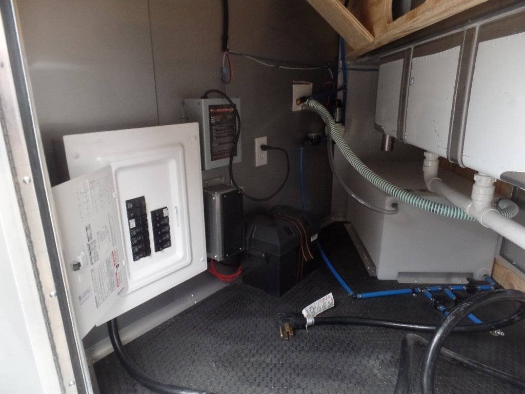 8.5′ x 20′ Charcoal Grey Concession Food Trailer With Appliances — photo 12