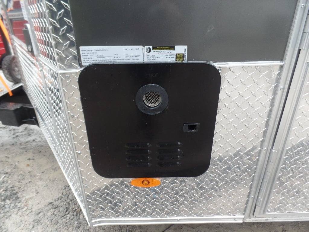 8.5′ x 20′ Charcoal Grey Concession Food Trailer With Appliances — photo 5