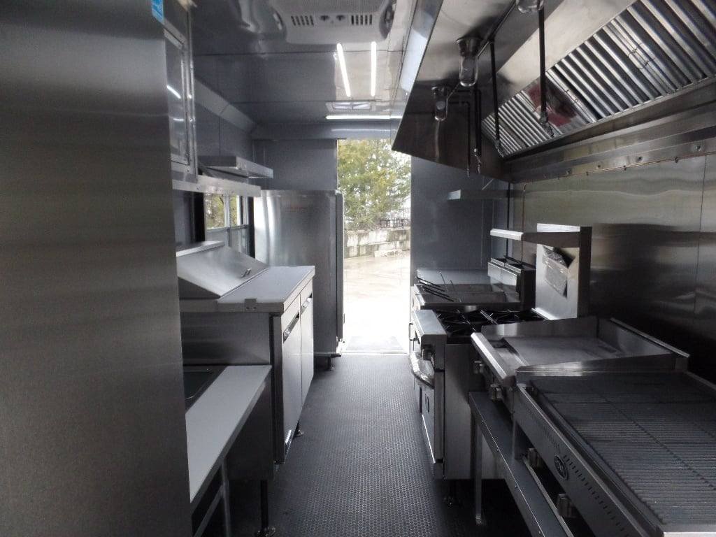 8.5′ x 20′ Charcoal Grey Concession Food Trailer With Appliances — photo 2