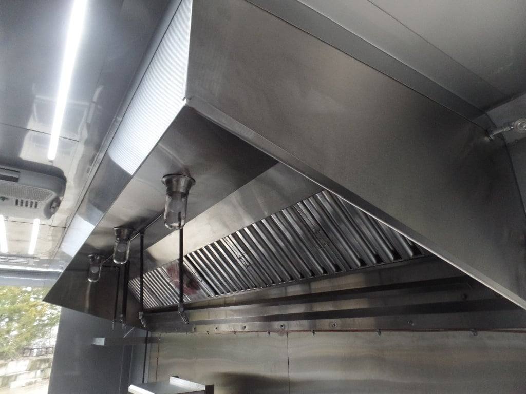 8.5′ x 20′ Charcoal Grey Concession Food Trailer With Appliances — photo 8