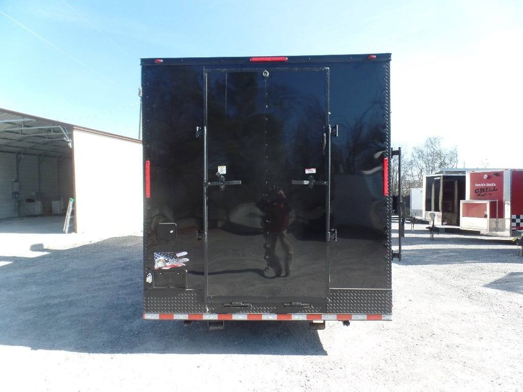 8.5′ x 34′ Black Goose Neck Concession Food Trailer With Appliances — photo 14