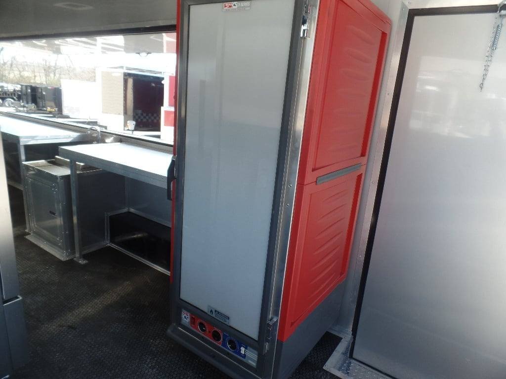 8.5′ x 34′ Black Goose Neck Concession Food Trailer With Appliances — photo 15