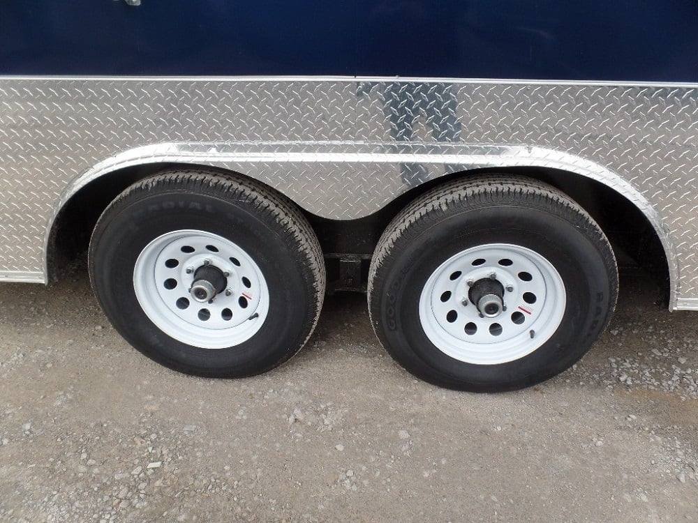 8.5′ x 18′ Indigo Blue Flat Nose Concession Food Trailer — photo 15