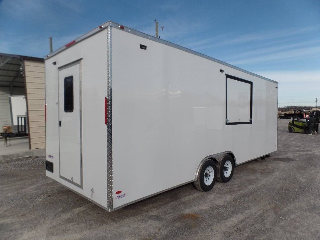 8.5′ x 24′ White Coffee Concession Food Trailer With Appliances — photo 6