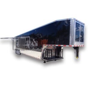 8.5' x 43' Gooseneck Concession BBQ Event Food Trailer