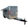 8.5 x 16 Frost Catering Trailer with dual windows and stainless counters