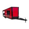 8.5 x 22 Elite Smoker Trailer with included BBQ smoker and porch