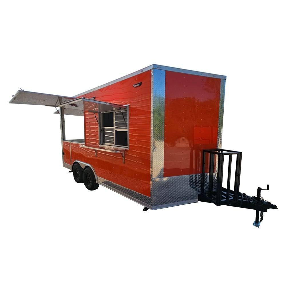 Concession Trailer 8.5′ X 16′ Food Event Catering Orange