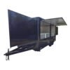 8.5 x 18 Display Trailer with flip-up display walls and slat walls