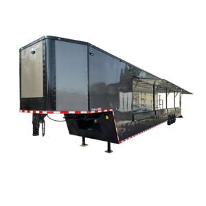 Concession Trailer 8.5' X 53' Gooseneck Mobile Marketing and Fireworks Trailer