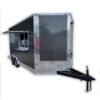 8.5 x 16 Charcoal Grey Trailer with rear extension and big tanks