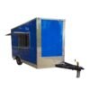 8.5 x 12 blue catering trailer with 5-foot window