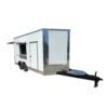 8.5 x 16 white vending trailer with tall 8-foot interior