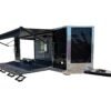 8.5 x 24 Stage Marketing Trailer with 16-foot stage and awning