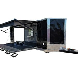 8.5' X 24' Black Stage and Marketing Show Trailer