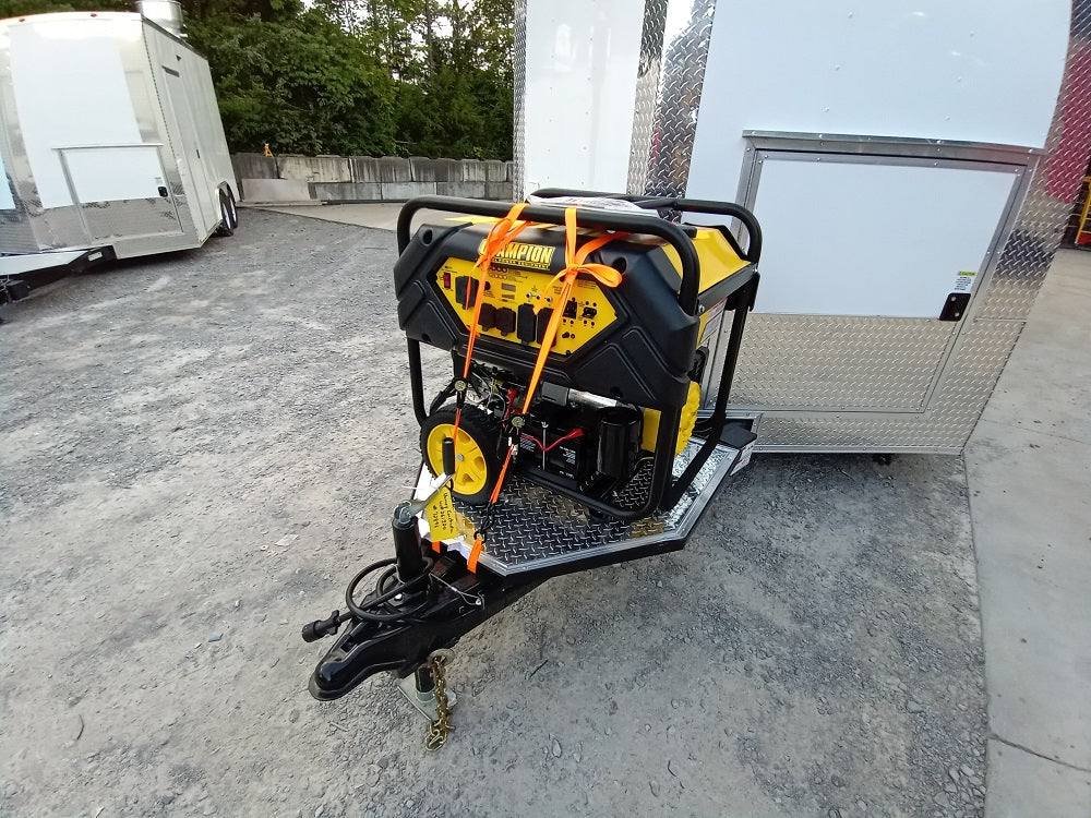 8.5′ x 24′ White V-Nose Concession Trailer with Appliances — photo 4
