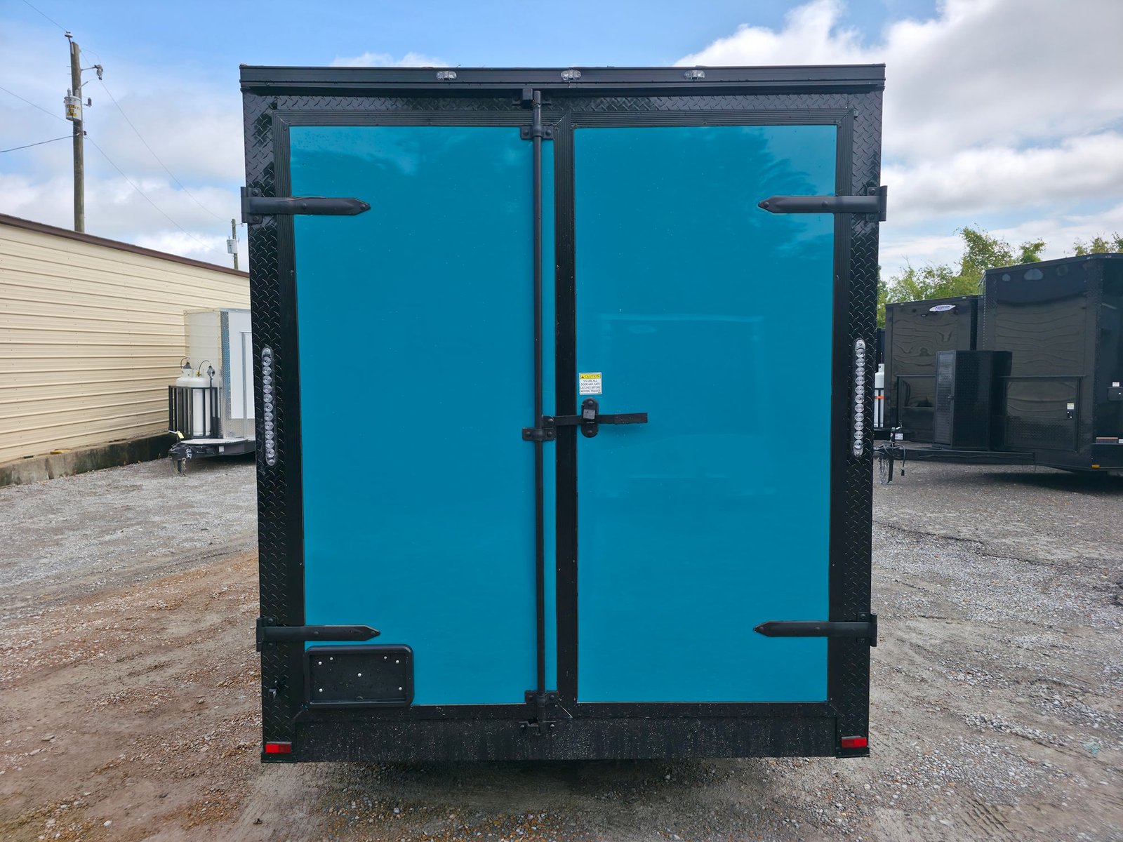 7′ X 12′ Water Blue Concession Trailer Flat Front Food Event Catering — photo 6