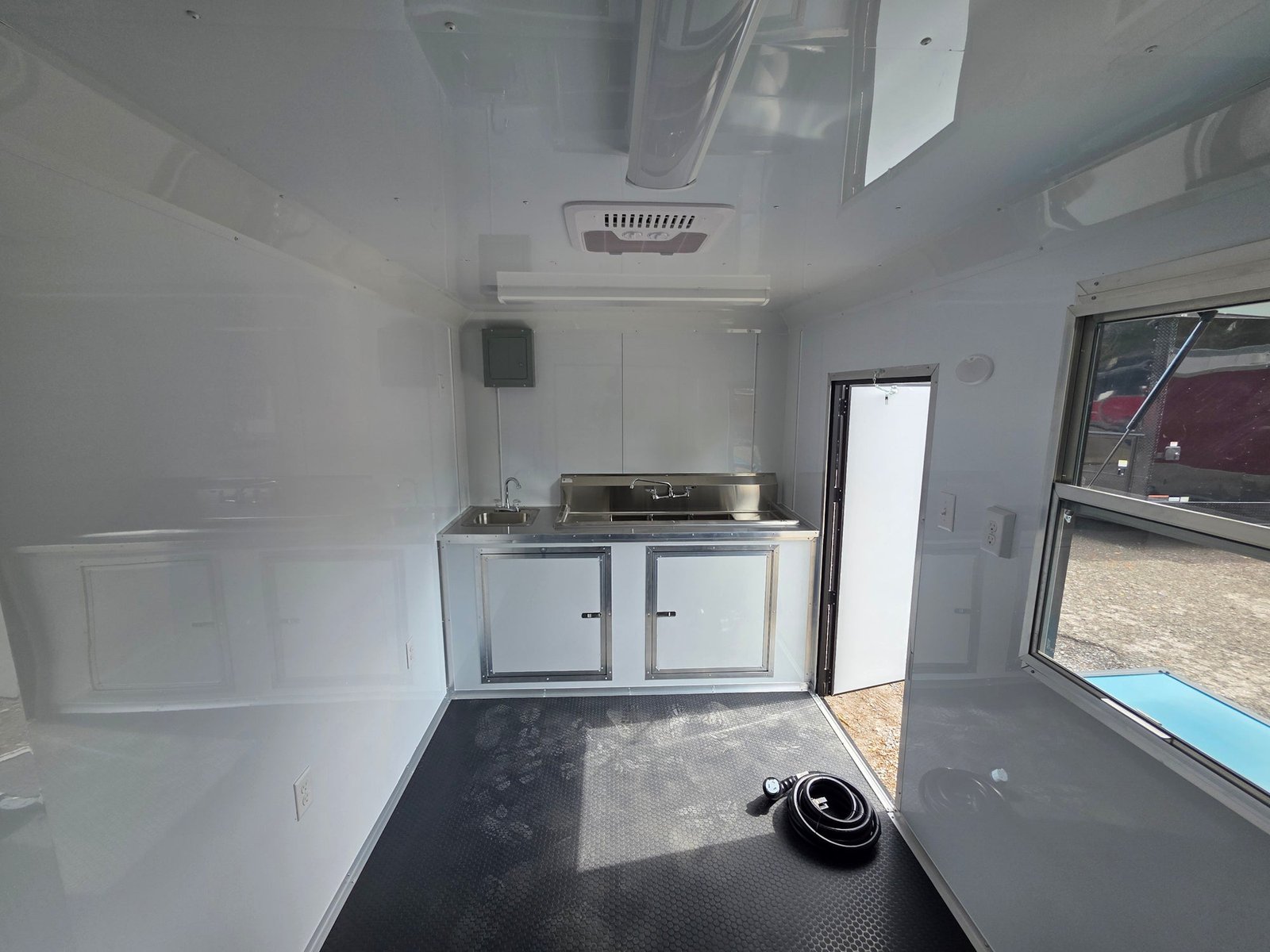 7′ X 12′ Water Blue Concession Trailer Flat Front Food Event Catering — photo 14