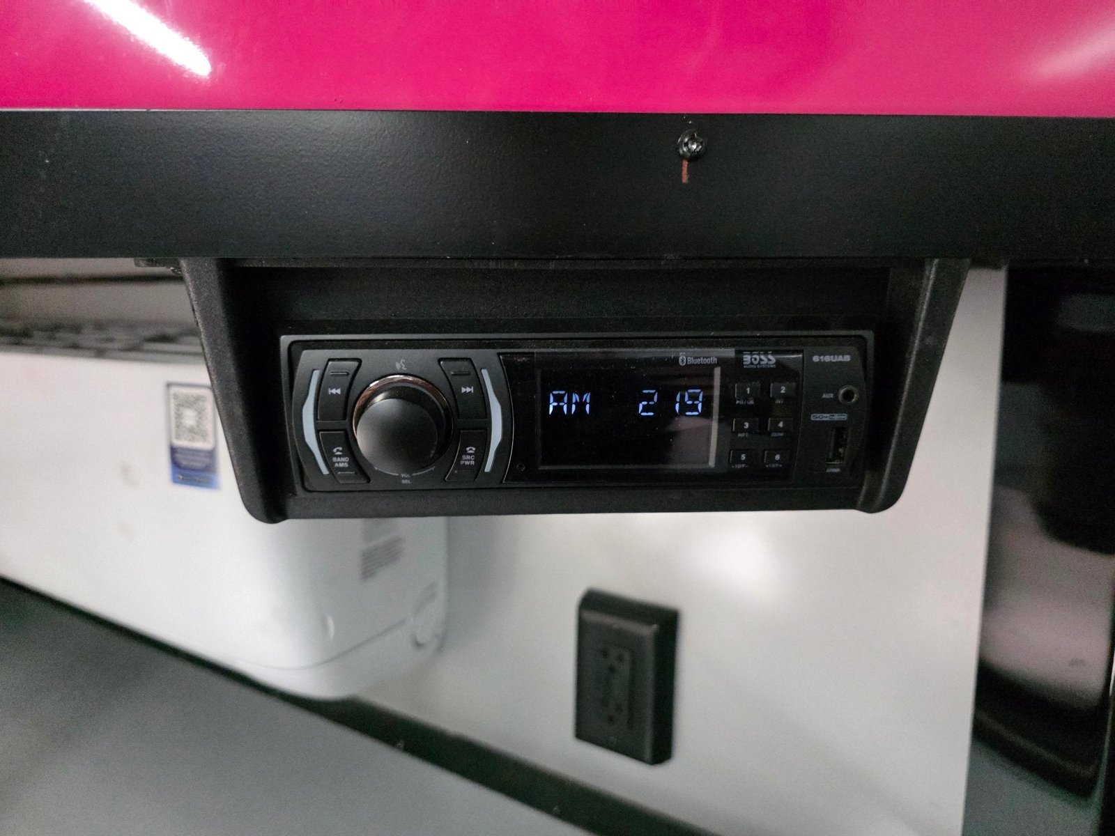 8.5′ x 24′ Pink w/ Blackout Custom Concession Trailer Food Event — photo 18