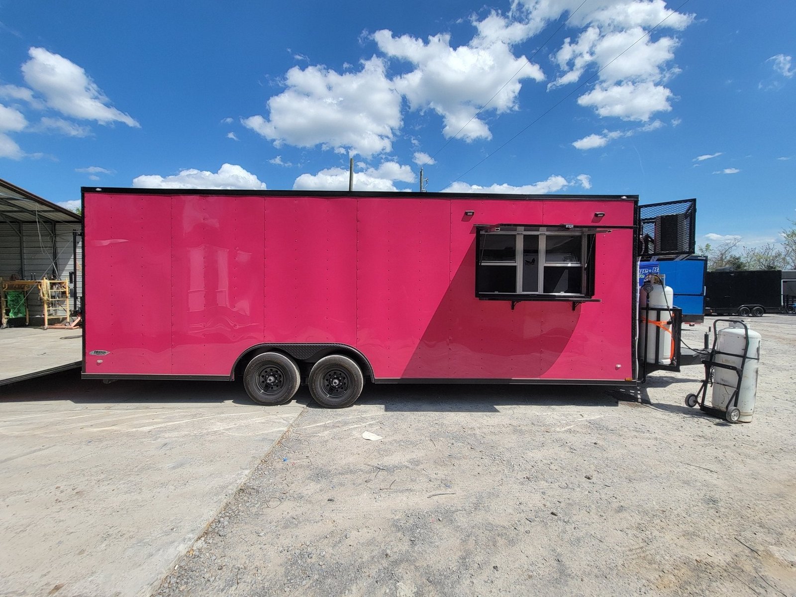 8.5′ X 24′ Pink With Blackout Concession Trailer Food Event Catering — photo 5