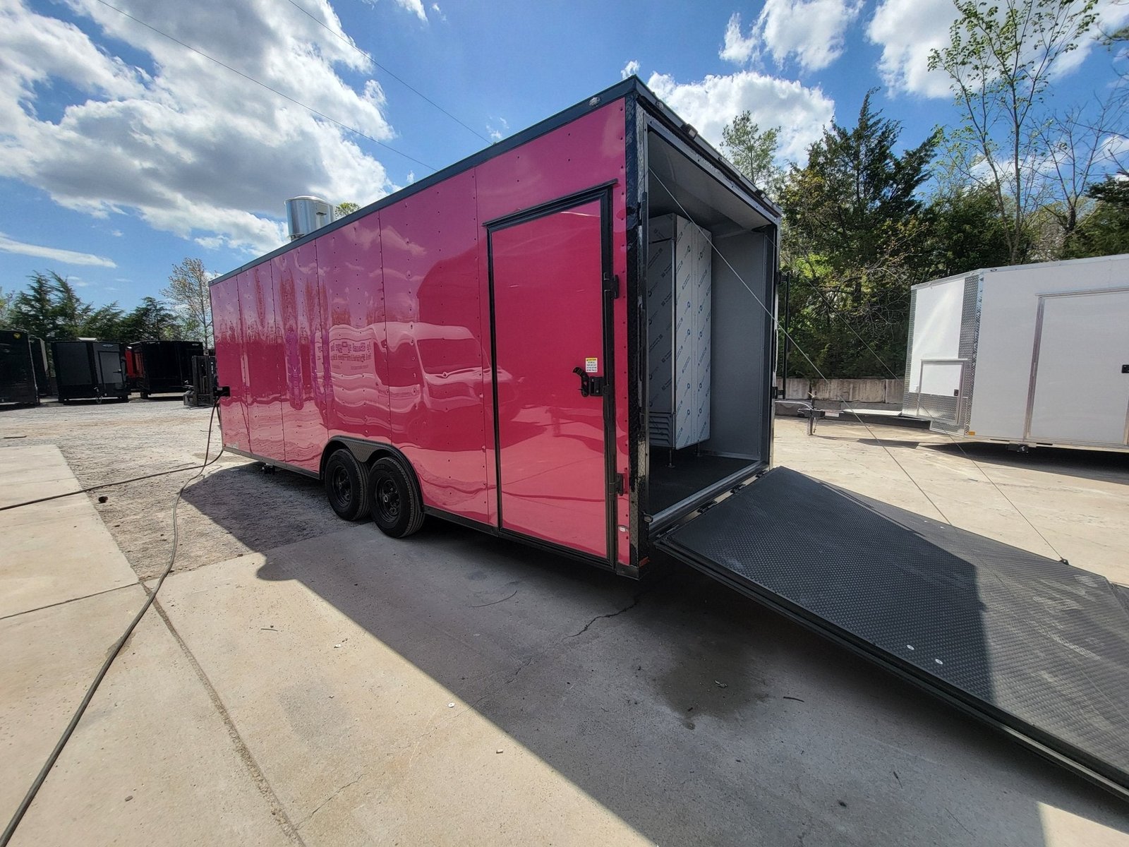 8.5′ X 24′ Pink With Blackout Concession Trailer Food Event Catering — photo 8