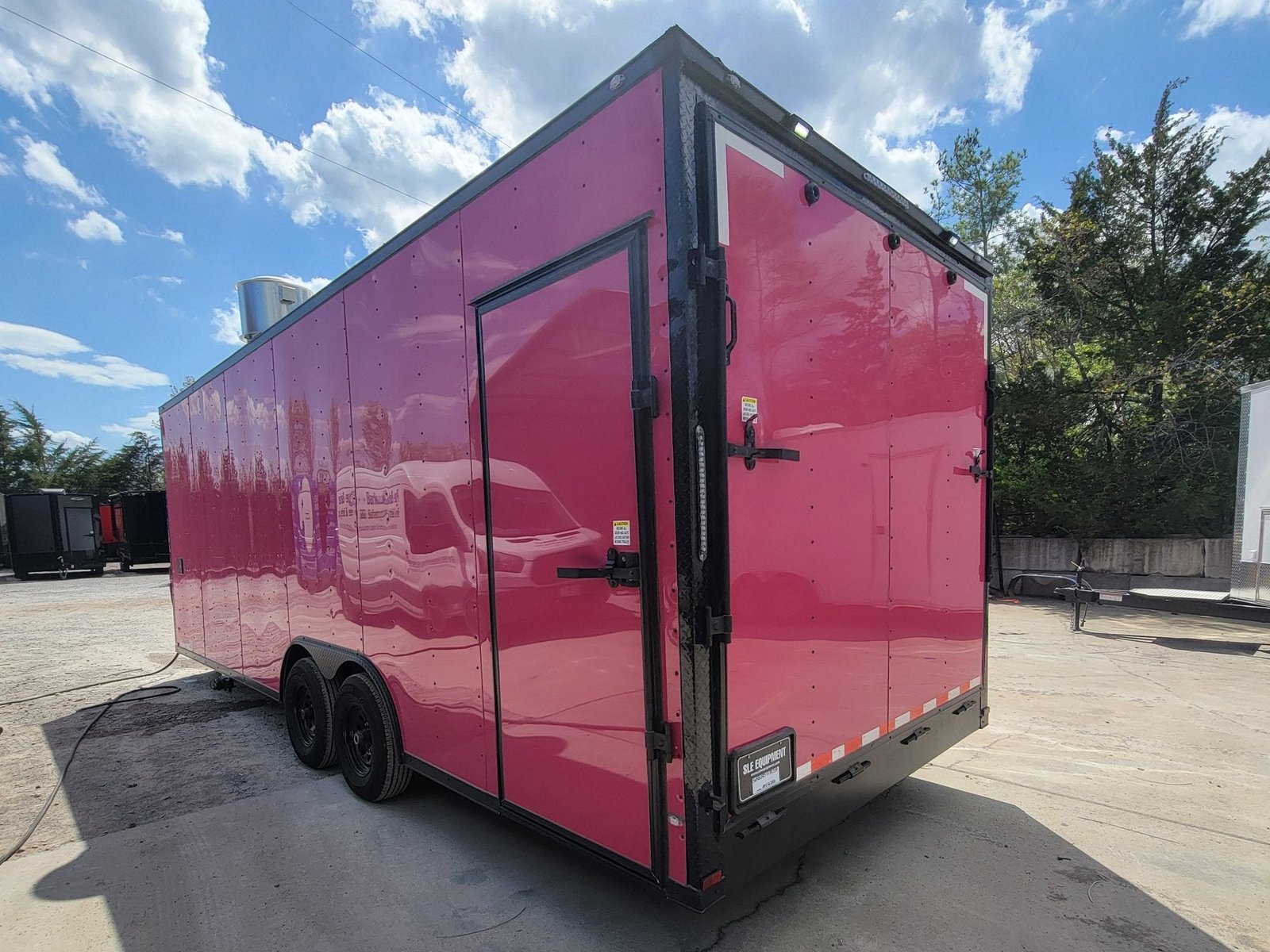 8.5′ X 24′ Pink With Blackout Concession Trailer Food Event Catering — photo 18