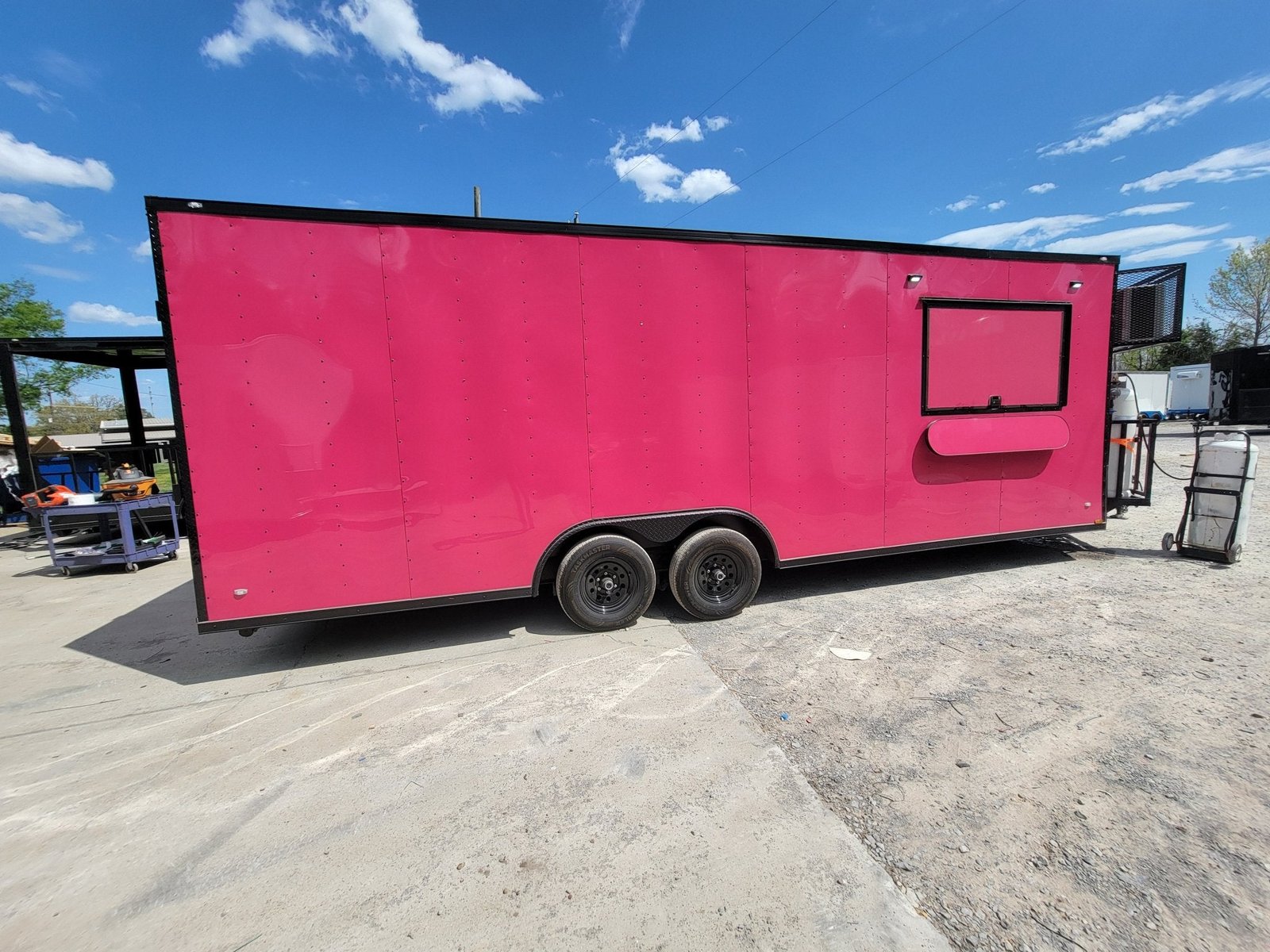 8.5′ X 24′ Pink With Blackout Concession Trailer Food Event Catering — photo 21