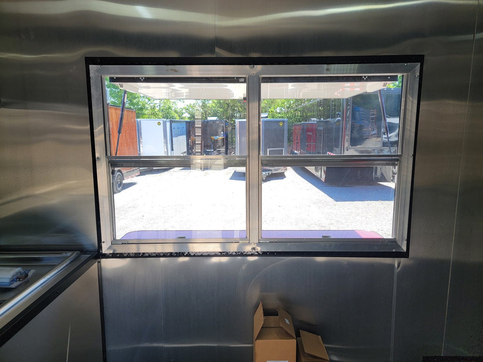 8.5′ X 18′ Red W/ Blackout Concession Trailer Food Event Catering — photo 11