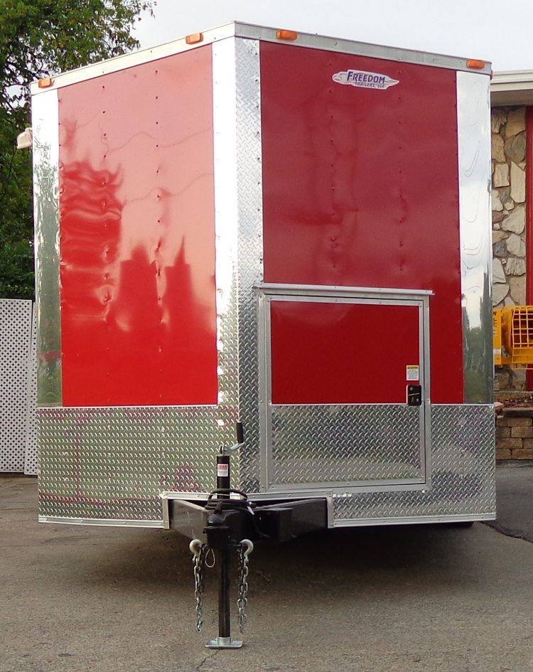 Concession Trailer 8.5’x20′ Red – Smoker BBQ Vending Event — photo 3
