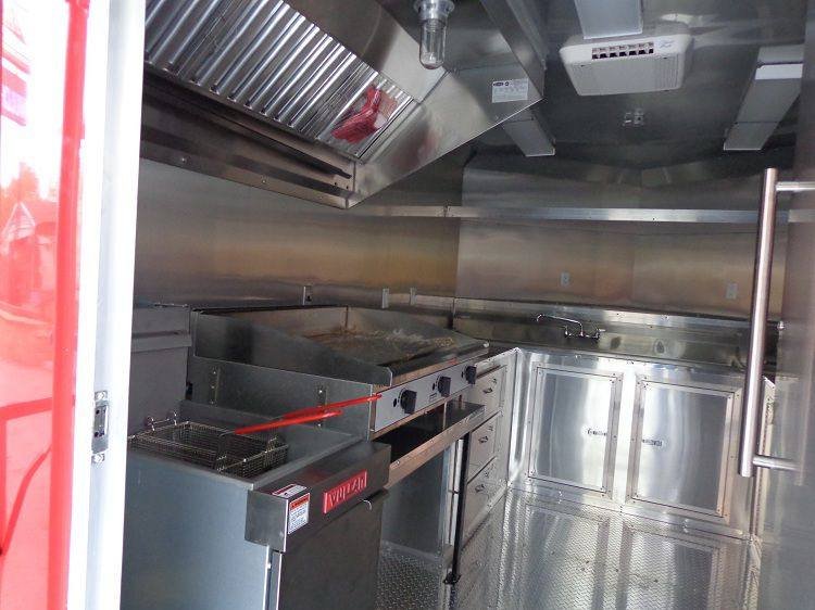 Concession Trailer 8.5’x20′ Red – Smoker BBQ Vending Event — photo 10