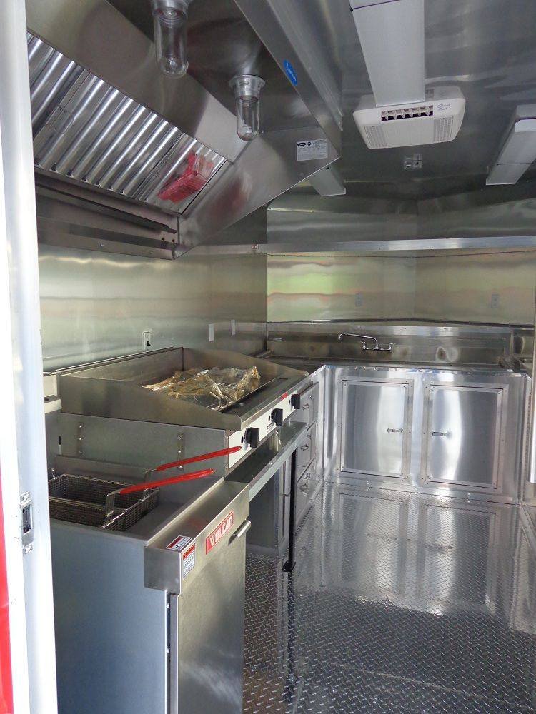 Concession Trailer 8.5’x20′ Red – Smoker BBQ Vending Event — photo 19