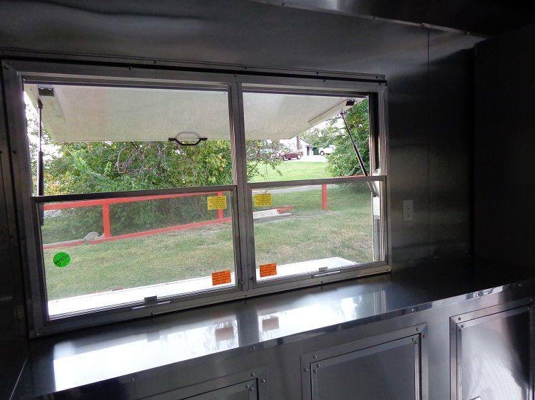 Concession Trailer 8.5’x20′ Red – Smoker BBQ Vending Event — photo 21